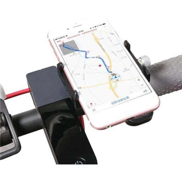 Bicycle & Motorcycle Phone Mount, Aluminum Alloy Universal Bike Handlebar - Picture 2 of 8